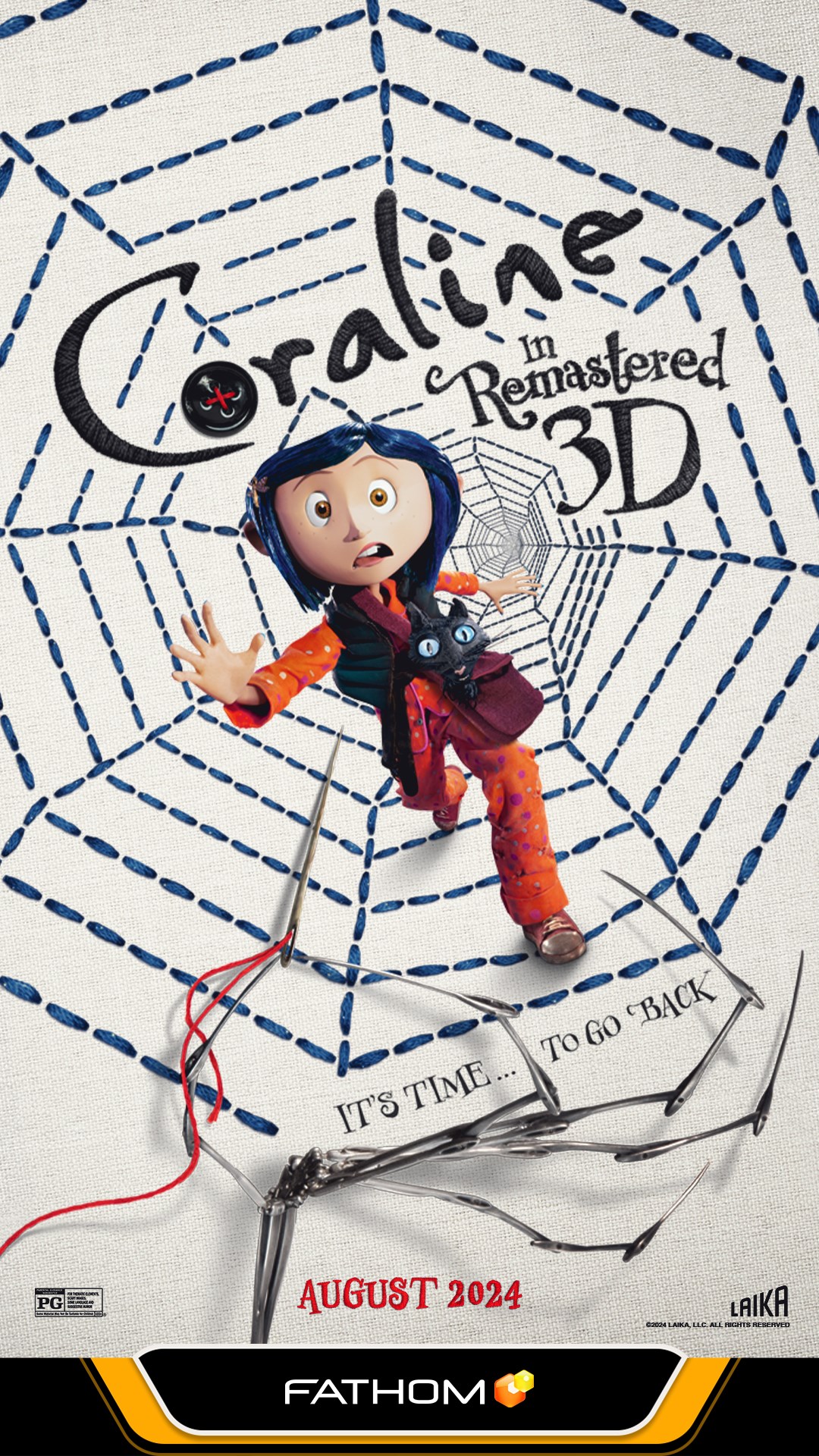 Coraline 15th Anniversary 3D poster