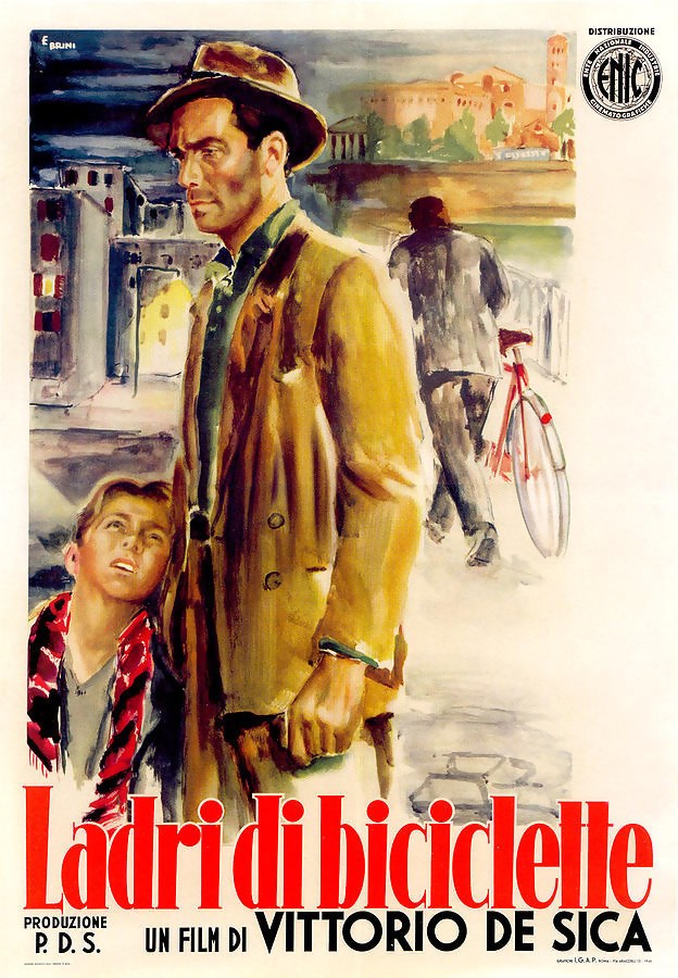Bicycle Thieves (1949) poster